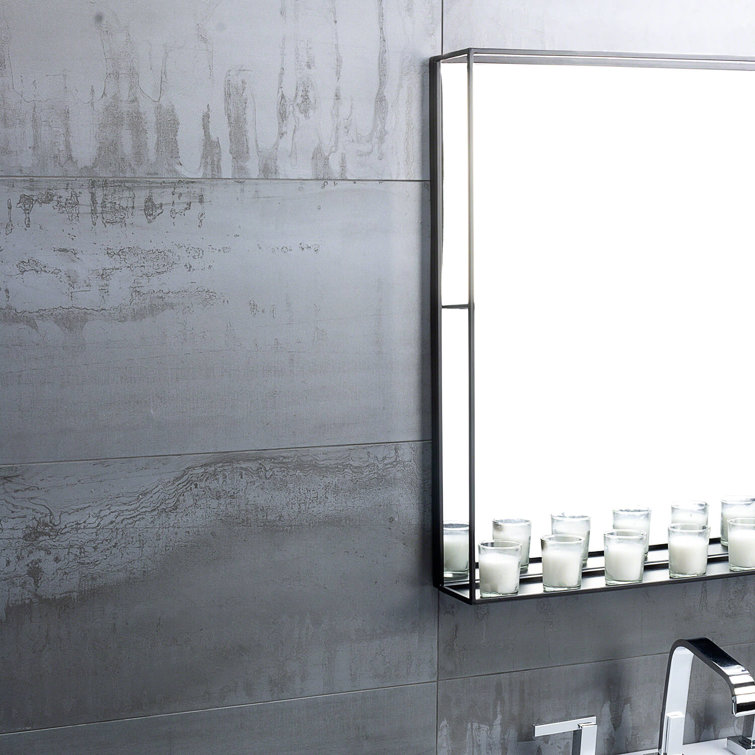 Aspire 12" x 24" Gray Matte Porcelain Wall & Floor Tile