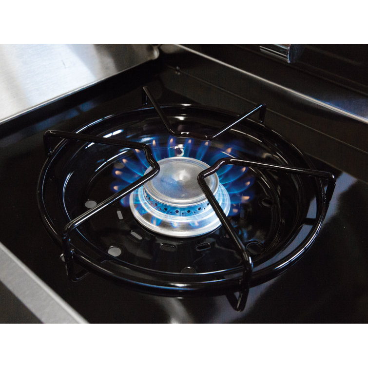 Stainless Steel 3-Burner Propane Gas Grill with Rotisserie and Side Burner