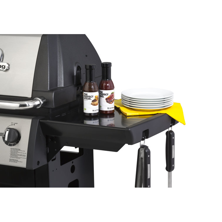 Stainless Steel 3-Burner Propane Gas Grill with Rotisserie