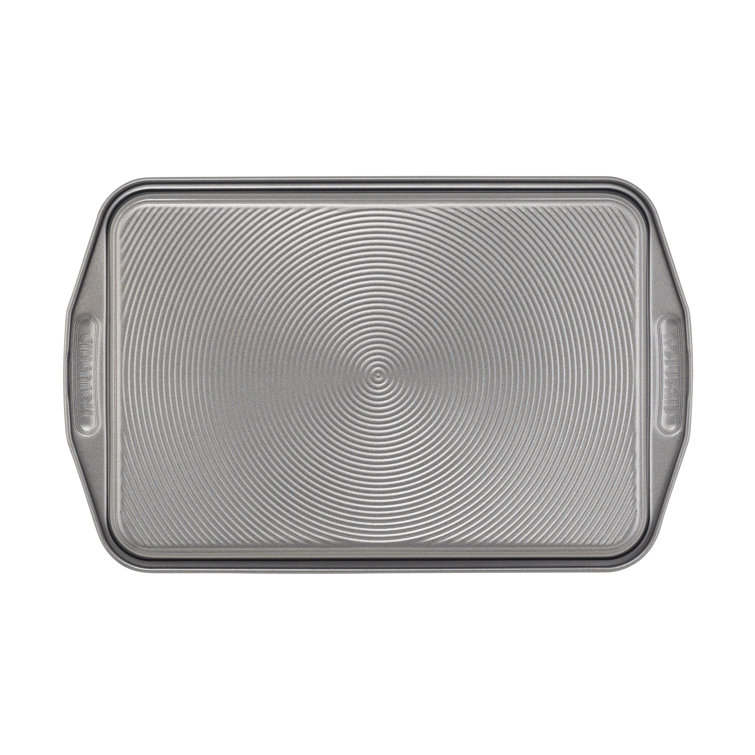 Gray Carbon Steel Nonstick Bakeware Set with Cooling Rack