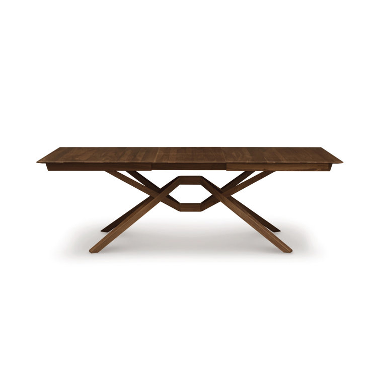 Vermont Crafted Extendable Solid Wood Dining Table for 12