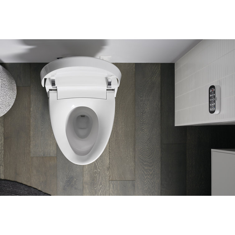 Elongated High-Efficiency Intelligent Toilet with Dual Flush and Heated Seat