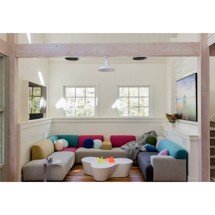 White Modern Sculptural Coffee Table