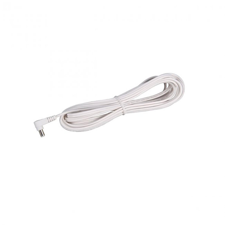 144-Inch White Plastic Connector Extension Cable