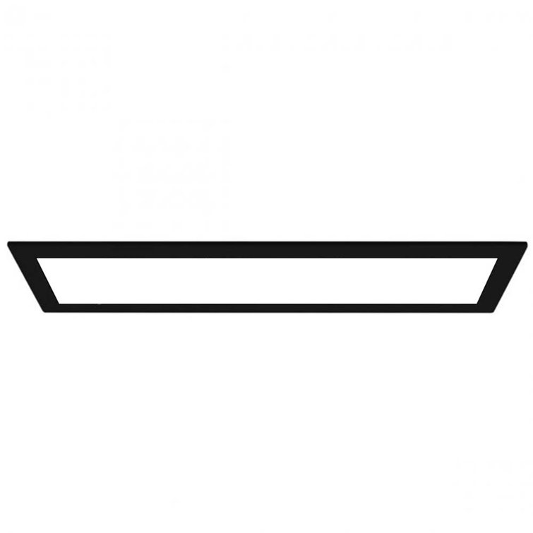 Precision 9.75'' Black Steel LED Outdoor Recessed Trim
