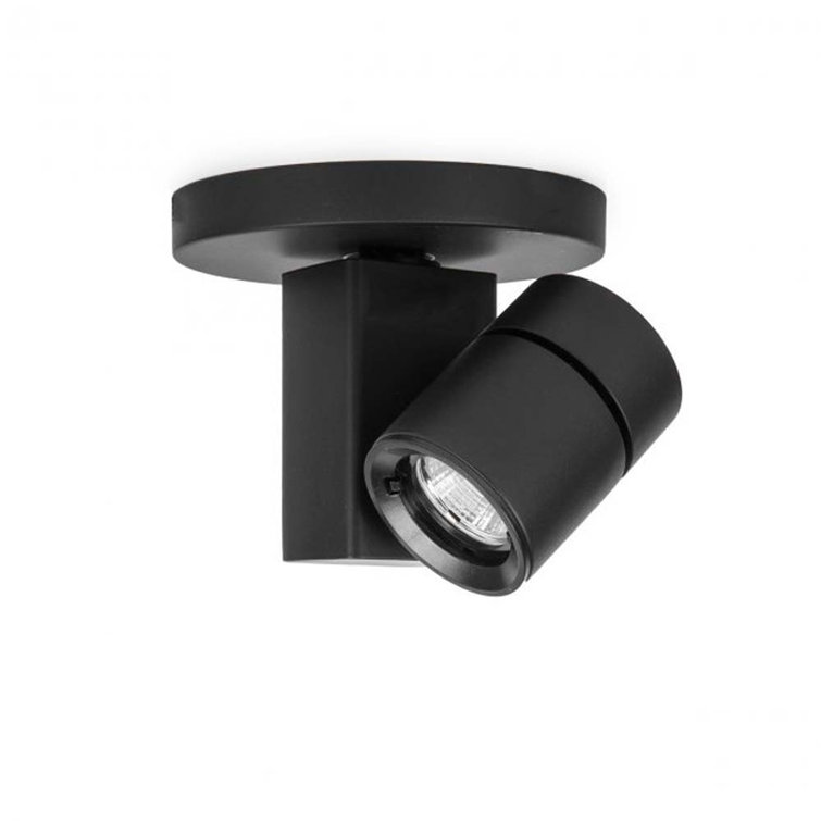 Exterminator II Compact Black LED Monopoint Spotlight with 40° Flood Beam
