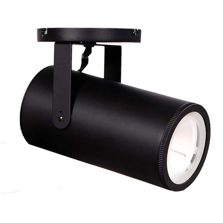 Silo Black Glass LED Monopoint Spotlight 4.5"