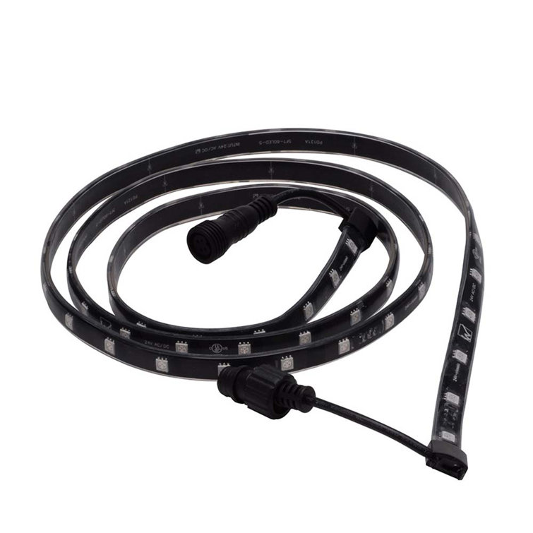 Black Flexible Outdoor LED Tape Light, 12-inch