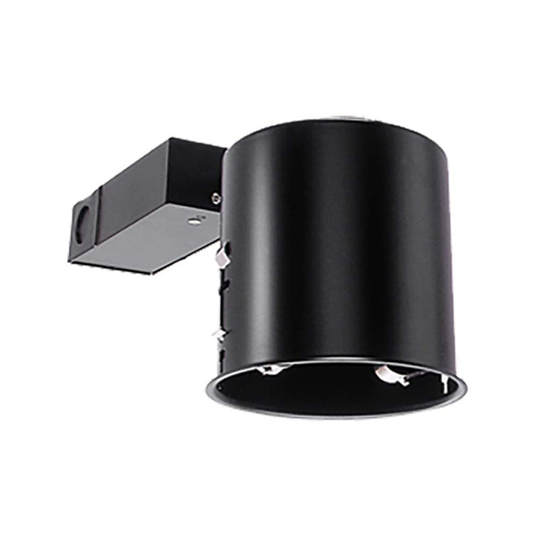 Black Aluminum 4'' LED Recessed Lighting Housing