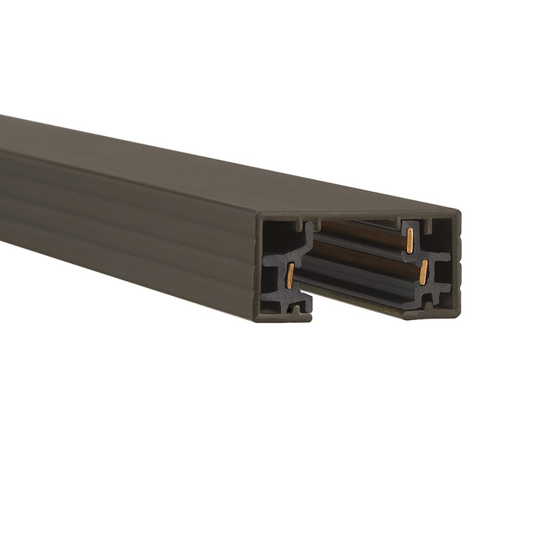 Dark Bronze 47.25" Single Circuit Track Lighting Rail