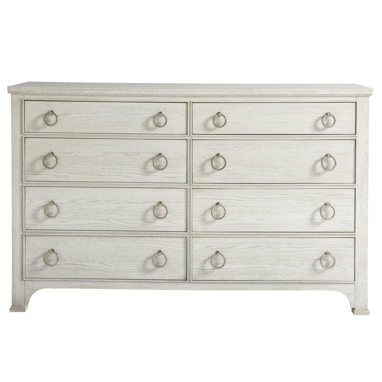 Coastal Escape Double Dresser with Dovetail Drawers in Beige