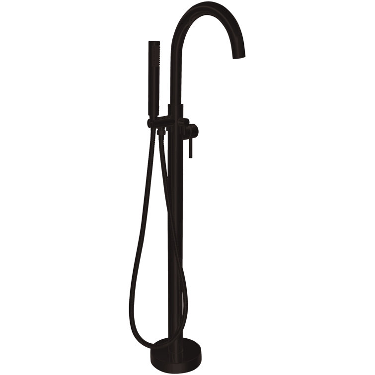 Oil Rubbed Bronze Freestanding Tub Faucet with Hand Shower