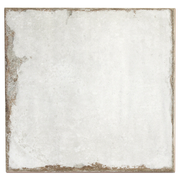 Angela Harris White 8" x 8" Ceramic Wall Tile