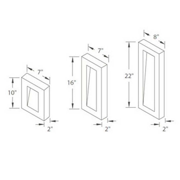 Graphite White Diffuser Glass Dimmable LED Sconce