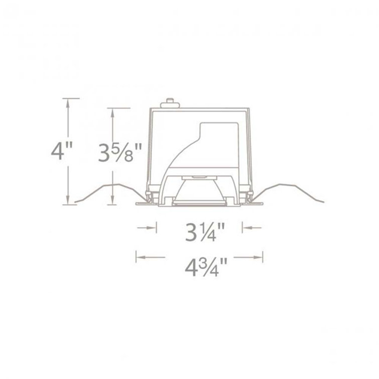 White Aluminum 3.5" Adjustable LED Recessed Trim Light