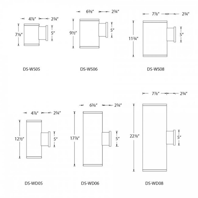 Bronze Cylinder Direct Wired Dimmable LED Wall Sconce