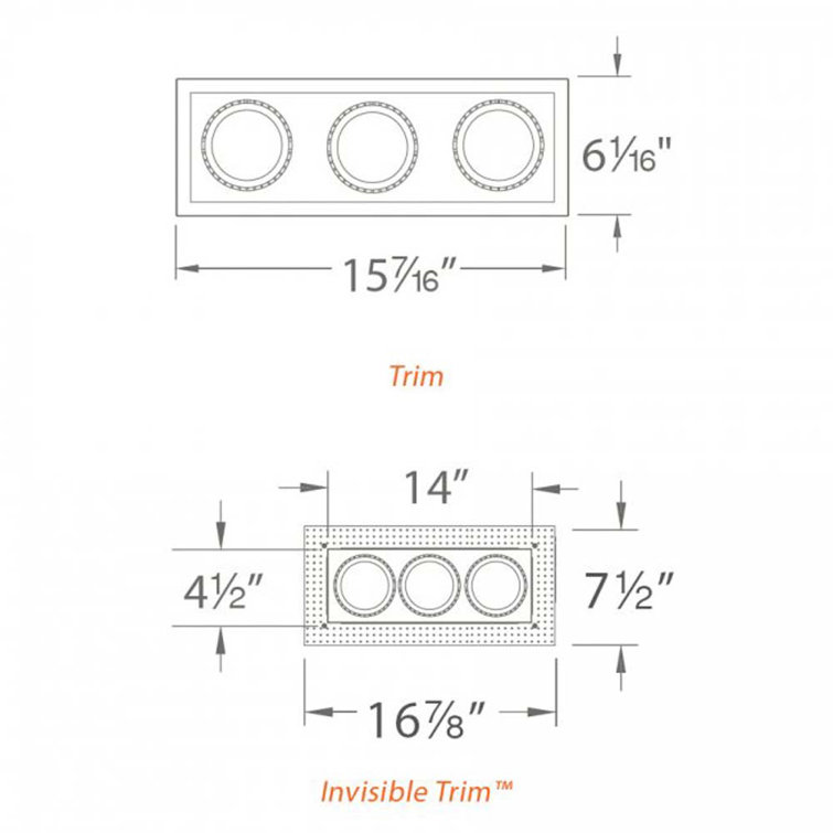 Aluminum White 15" LED Energy Star Indoor/Outdoor Recessed Lighting Kit