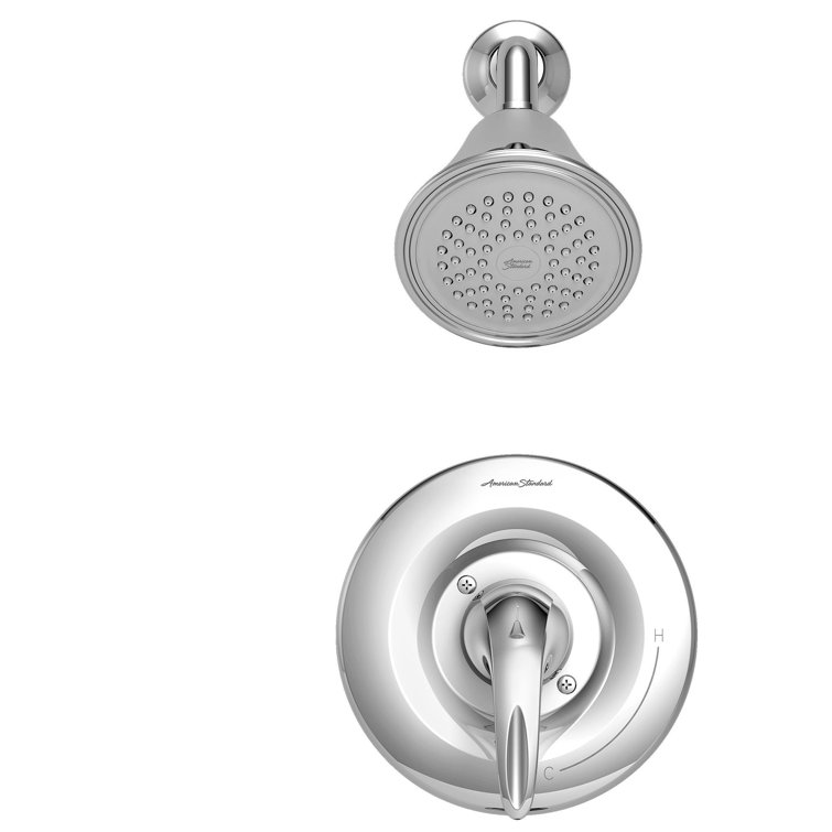 Polished Chrome Multi-Head Wall Mounted Shower Faucet