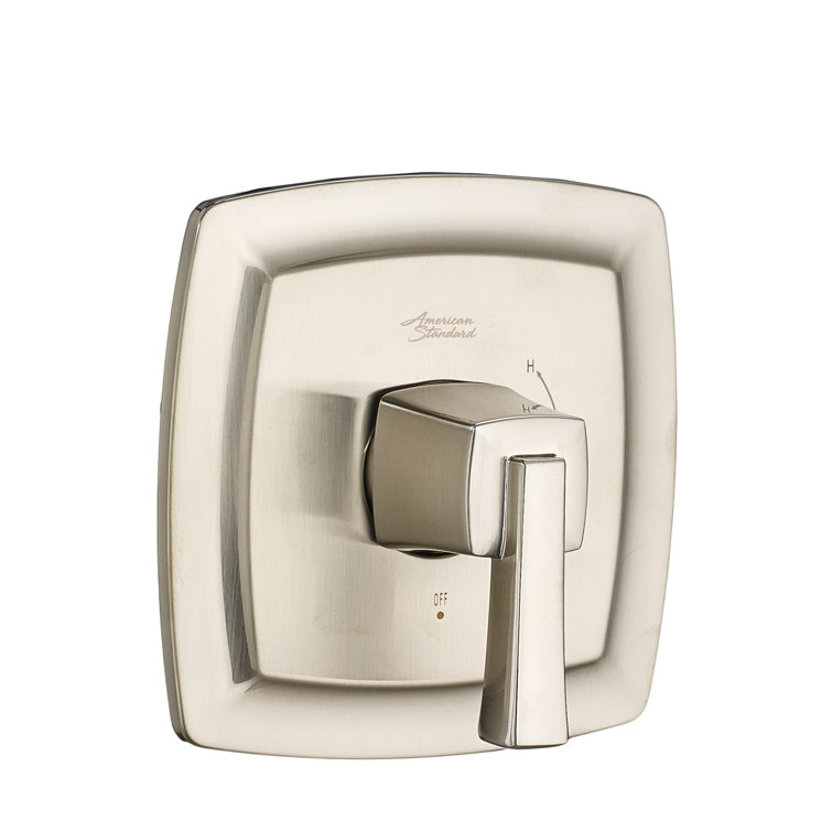 Brushed Nickel Wall-Mounted Lever Valve Trim Kit