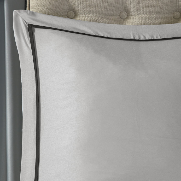Joella Gray Microfiber Queen 24-Piece Bedding Set