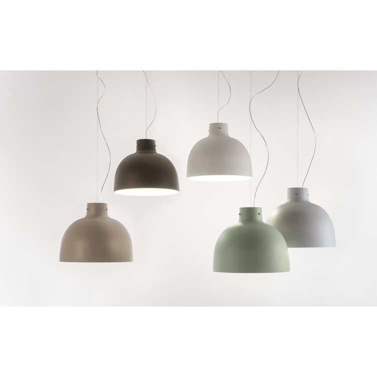 Bellissima Matte White LED Pendant Bowl Light