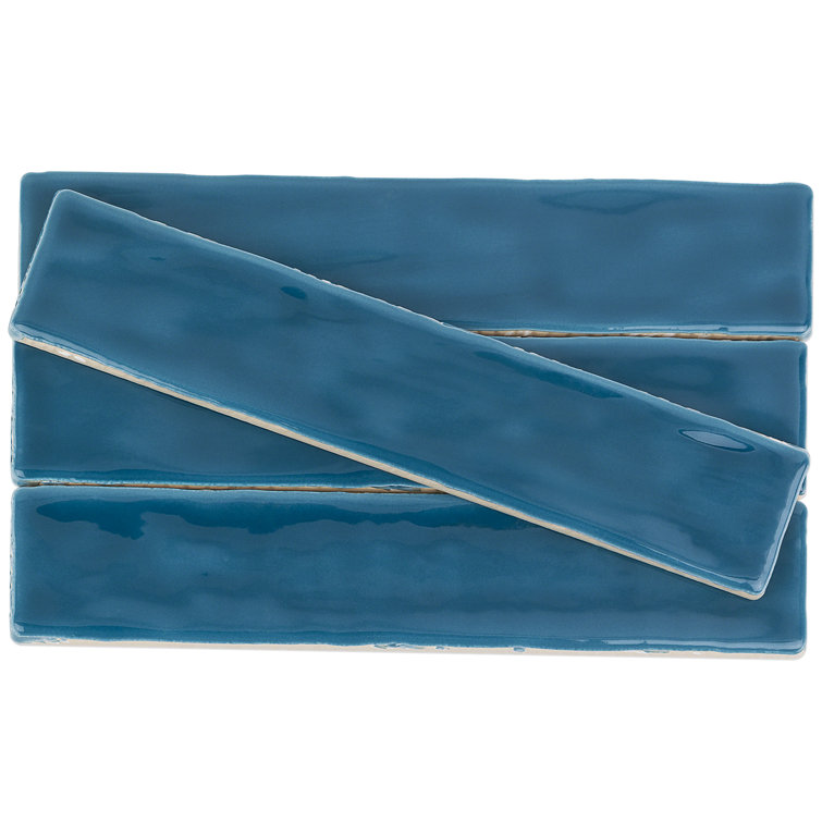 Brookline Teal 2x10 Polished Ceramic Subway Wall Tile
