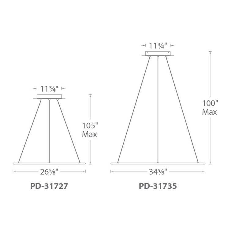 Titanium Glass LED Indoor/Outdoor Pendant Light