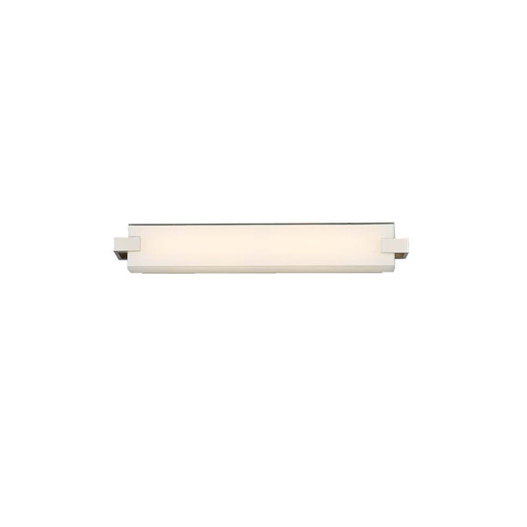 Ehrman 22" Polished Nickel Dimmable LED Bath Bar