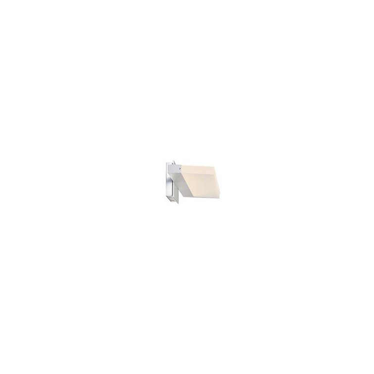Sleek Edge-Lit Brushed Aluminum LED Vanity Light, 18"