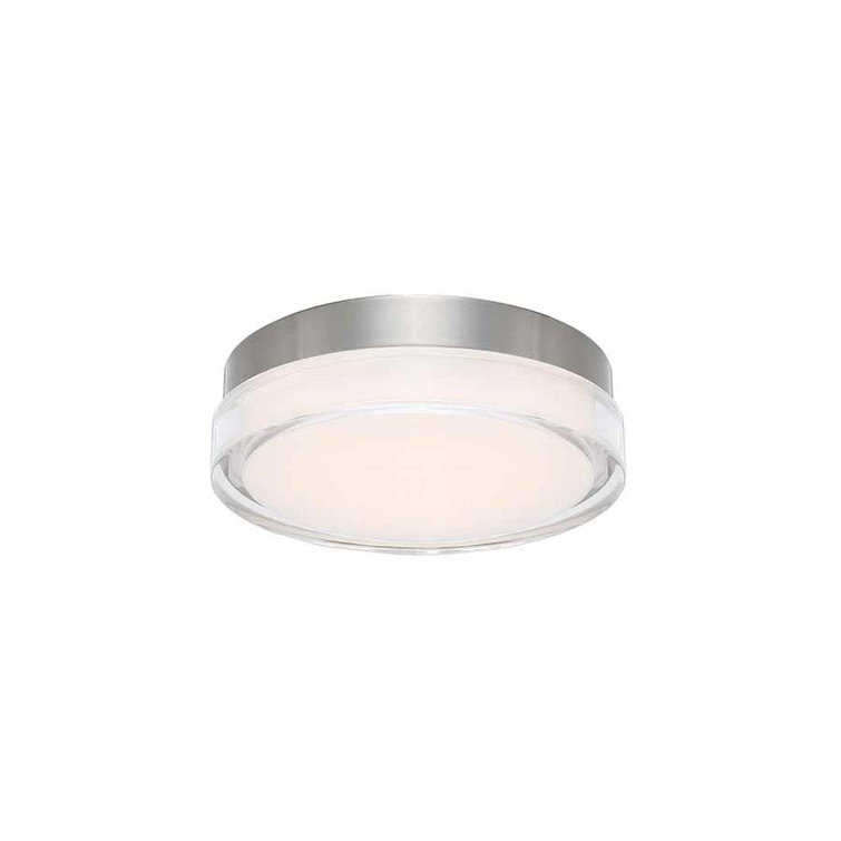 Pi Sleek Black Aluminum 15" LED Outdoor Flush Mount