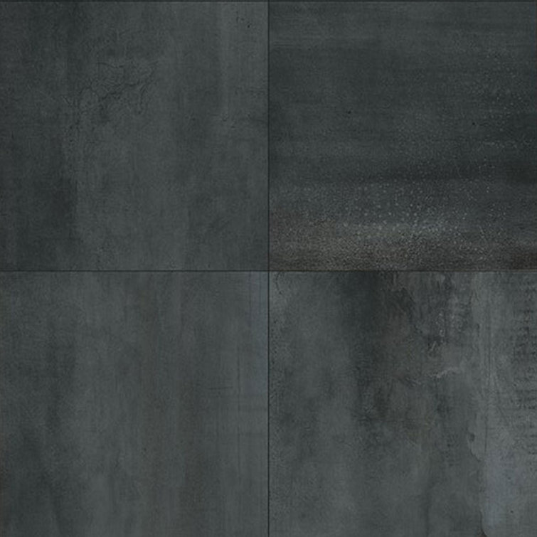 Large Gray Rectangular Porcelain Stone-Look Tile