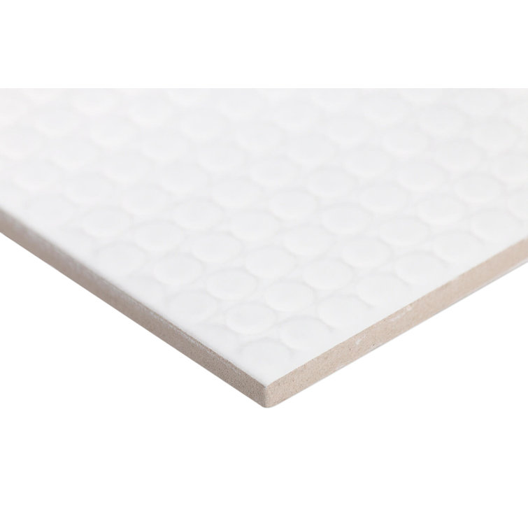 Eldorado White 6x6 Matte Porcelain Wall and Floor Tile