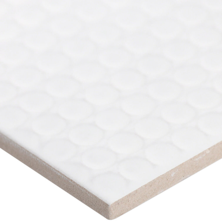 Eldorado White 6x6 Matte Porcelain Wall and Floor Tile