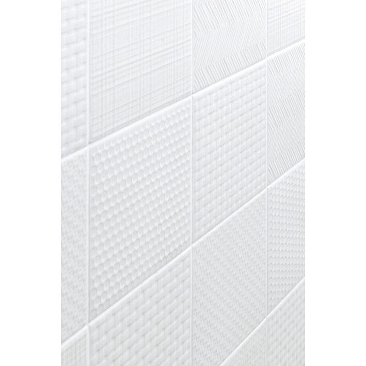 Eldorado White 6x6 Matte Porcelain Wall and Floor Tile