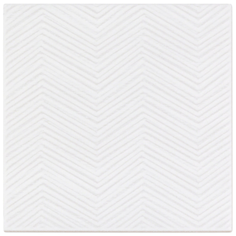 Eldorado White 6x6 Matte Porcelain Wall and Floor Tile