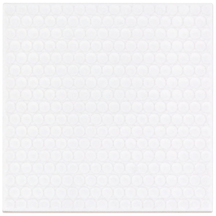 Eldorado White 6x6 Matte Porcelain Wall and Floor Tile