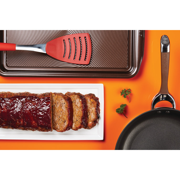 Chocolate Brown Nonstick Carbon Steel 17" x 11" Cookie Sheet