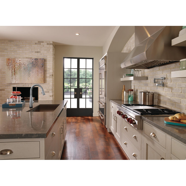 Stainless Steel Pull-Down Kitchen Faucet with Touch Technology
