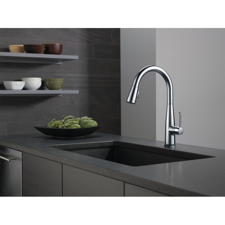 Stainless Steel Pull-Down Kitchen Faucet with Touch Technology