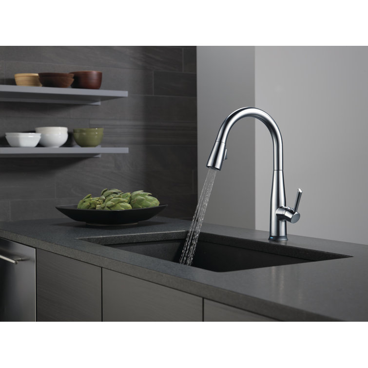 Stainless Steel Pull-Down Kitchen Faucet with Touch Technology
