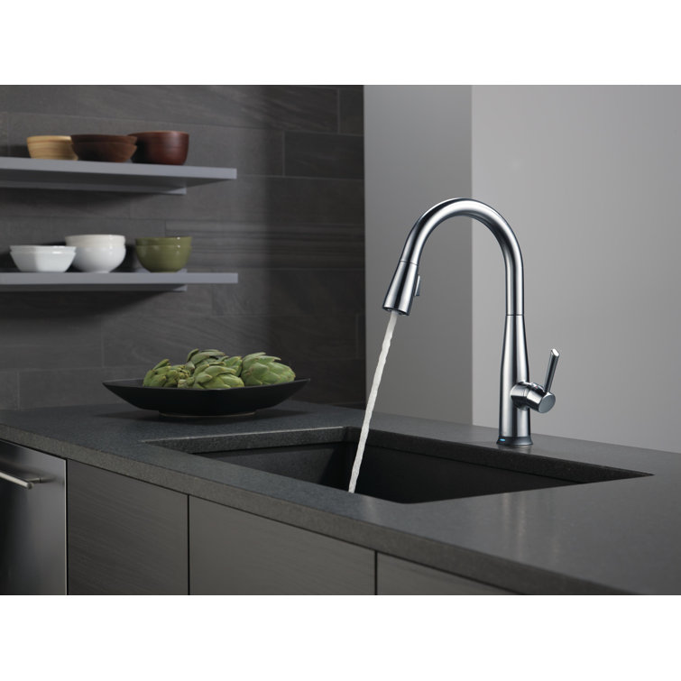 Stainless Steel Pull-Down Kitchen Faucet with Touch Technology