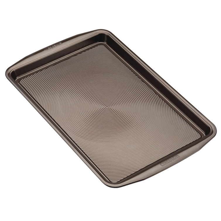 Chocolate Brown Nonstick Carbon Steel 17" x 11" Cookie Sheet