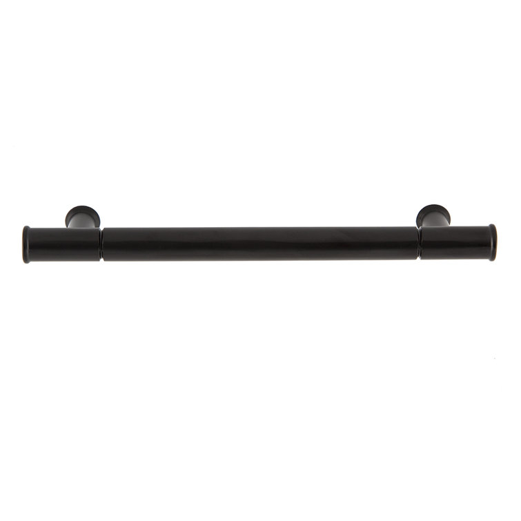 Fremont Matte Black Cylindrical Bar Pull with Mounting Hardware