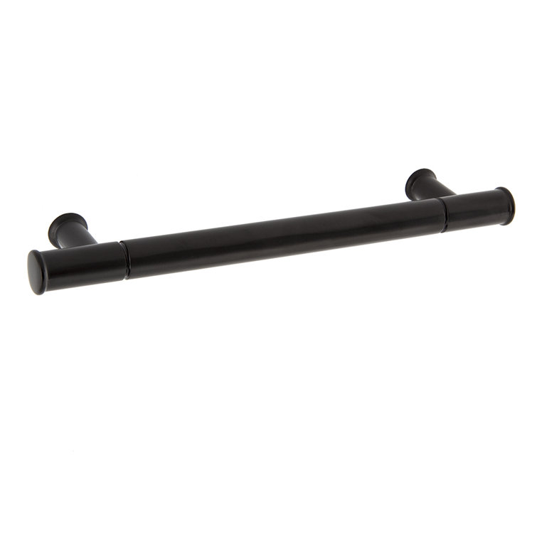 Fremont Matte Black Cylindrical Bar Pull with Mounting Hardware