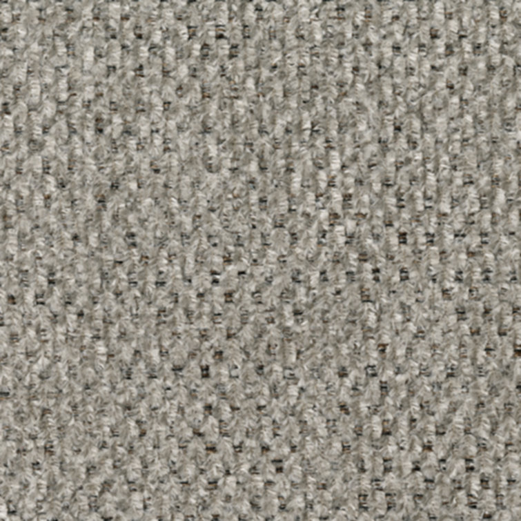 Pewter Fabric Three Piece Sofa with Removable Cushions