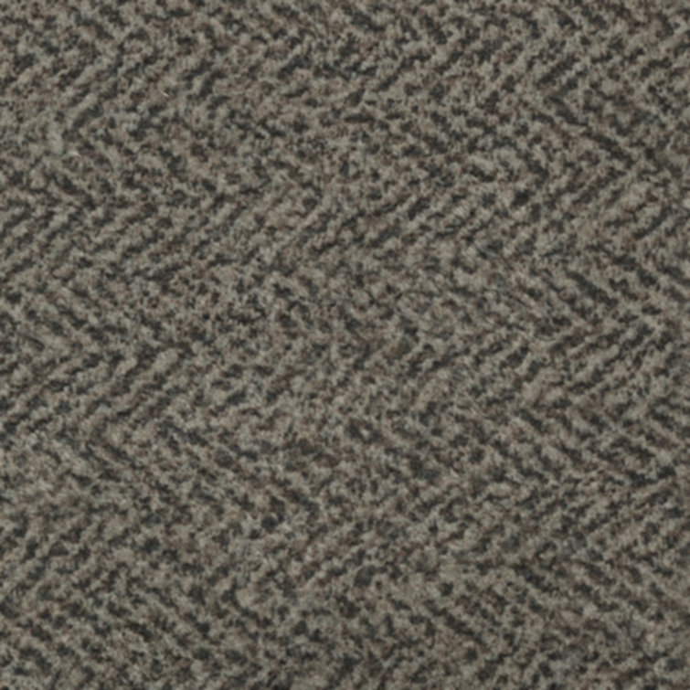 Gray Microfiber Chair and a Half with Wood Frame