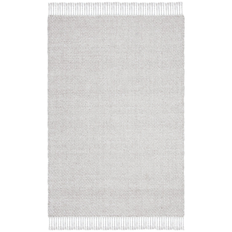 Amalie Pewter Hand-Woven Wool 8' x 10' Area Rug