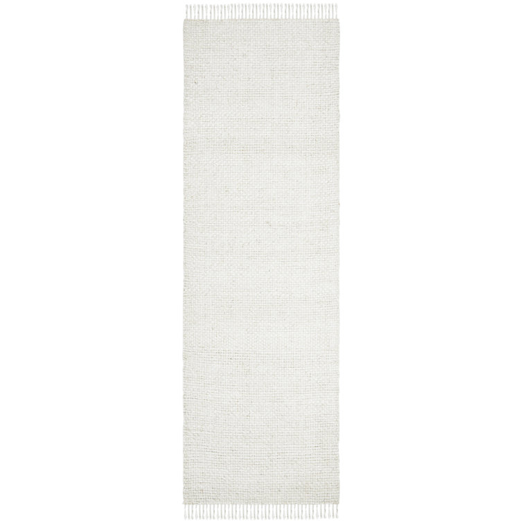 Amalie Bone Wool 12' Handwoven Runner Rug by Lauren Ralph Lauren