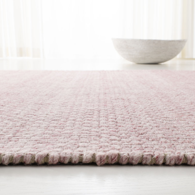 Amalie Hand-Woven Blue Wool 8' x 10' Area Rug