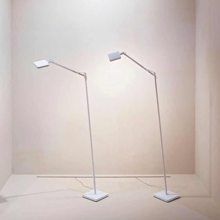 Anthracite LED Adjustable Task Floor Lamp with Touch Dimmer